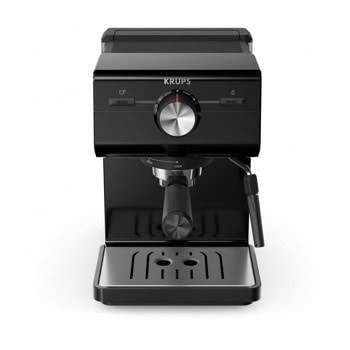 Кафемашина еспресо Krups XP381810, 1400W, 15 bar, 2 l. обем на резервоара за вода, черна | JAR Computers Krups XP381810