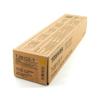 TОНЕР ЗА КОПИРНА МАШИНА TOSHIBA eStudio 281c/351e/451e - Yellow - P№ T-281-CEY - заб.: 10000k/220gr. | JAR Computers TОНЕР ЗА КОПИРНА МАШИНА TOSHIBA eStudio 281c/351