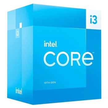 Процесор Intel Core i3-13100, четириядрен (3.4/4.5GHz, 12MB Cache, 0.30-1.5GHz GPU, LGA1700) BOX, с охлаждане | JAR Computers Процесор Intel Core i3-13100 BX8071513100
