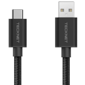 TeckNet TA502 Braided 3.1 USB A(м) към USB C(м) 1m