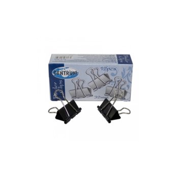 Щипки, захващат до 140 л., размер 32 mm, 12бр. в опаковка | JAR Computers Щипки