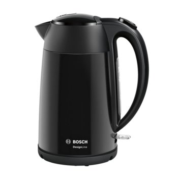Електрическа кана Bosch TWK3P423, 1.7 л. обем, 2400W, черна | JAR Computers Bosch TWK3P423