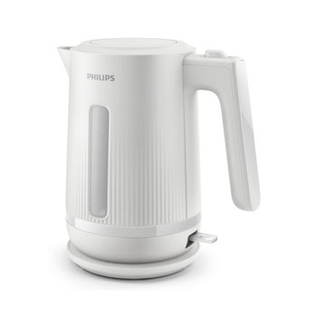 Електрическа кана Philips HD9411/00, вместимост 1.7 литра, с филтър, нагревател от неръждаема стомана, 1850W, бяла | JAR Computers Philips HD9411/00