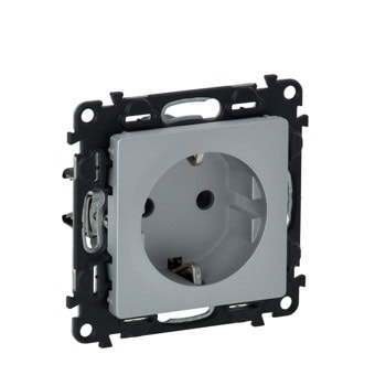 Контакт Legrand Valena Life, 16A, единичен, сив | JAR Computers Legrand 753320