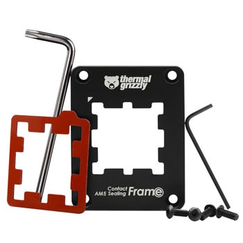 Скоба за процесор Thermal Grizzly TG-CSF-AM5, съвместима с AMD AM5 сокет, черна | JAR Computers Thermal Grizzly Contact Sealing AM5 TG-CSF-AM5