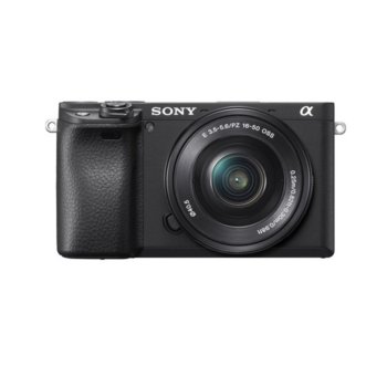 Фотоапарат Sony A6400(черен), 24 Мpix, 3" (7.5 cm) TFT дисплей, Wi-Fi, Bluetooth, microUSB, microHDMI image