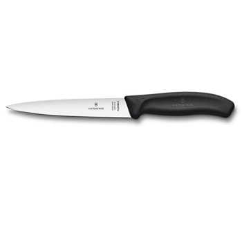 Нож за филетиране Victorinox Swiss Classic, 16 см, неръждаема стомана, черен | JAR Computers Victorinox SwissClassic 6.8713.16B