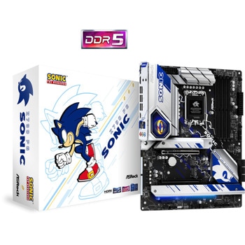 Дънна платка Asrock Z790 PG SONIC, Z790, LGA1700, DDR5, PCIe 5.0, (DP&HDMI)(CF), 8x SATA3, 5x M.2, 1x USB 3.2 Gen1 Type-C, ATX | JAR Computers ASRock Z790 PG SONIC 90-MXBKF0-A0UAYZ