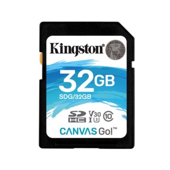 32GB Kingston SD Canvas GO!