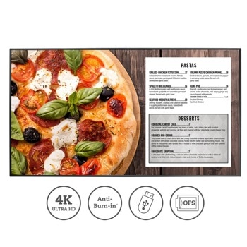 Публичен дисплей AG Neovo QM-75, 74.5"(189.23 cm) 4K/UHD дисплей, DisplayPort, HDMI, VGA, USB, LAN | JAR Computers AG Neovo QM-75