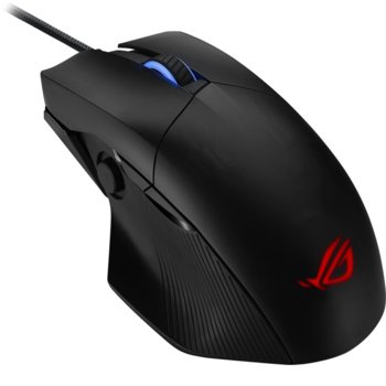 Мишка Asus ROG Chakram Core, оптична (16 000 dpi), гейминг, USB, черна, Aura Sync RGB подсветка, програмируем джойстик | JAR Computers Asus ROG Chakram Core