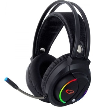 Слушалки Esperanza NightShade (EGH470), микрофон, гейминг, AUX, USB, RGB подсветка, черни | JAR Computers Esperanza EGH470