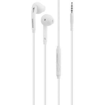 Слушалки Samsung Headset Stereo EO-EG920BW, микрофон, бял | JAR Computers Samsung Headset Stereo EO-EG920BW white EOEG920B