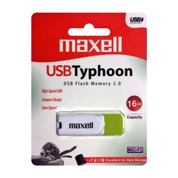 16GB Maxell Typhoon Green