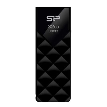 Памет 32GB USB Flash Drive, Silicon Power Blaze B03, USB 3.2, черна | JAR Computers Silicon Power Blaze B03 32GB SP032GBUF3B03V1K