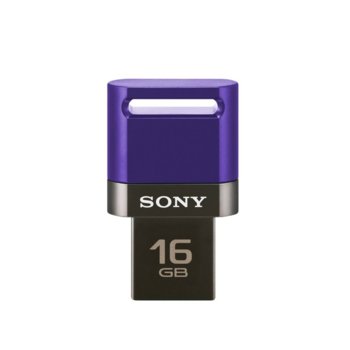 Памет 16GB Sony Micro USB + USB, лилава | JAR Computers 16GB Sony Micro USB + USB Violet