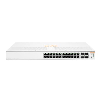 Суич HPE Aruba Instant On 1930, 10000 Mbps, 28 порта, 24x 10/100/1000 Mbps RJ-45, 4x SFP 100/1000/10000 Mbps SFP+ | JAR Computers HPE Aruba Instant On 1930 JL682A