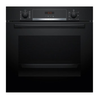 Фурна за вграждане Bosch HBA574BB3, клас A+, 71л. обем, пиролитично почистване, 3D система за равномерно печене, защита за деца, черна | JAR Computers Bosch HBA574BB3