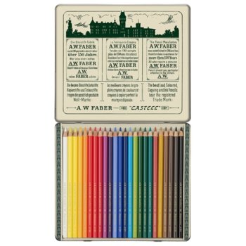 Faber-Castell Polychromos ретро 1908 24 цвята