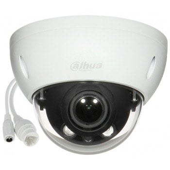 IP камера Dahua IPC-HDBW1230R-ZS-2812-S4, куполна камера, 2Mpx (1920x1080@25fps), 2.8-12mm моторизиран варифокален обектив, H.265+/H.265/H.264+/H.264/MJPEG, осветеност (до 40m), външна IP67/IK10, RJ-45, MicroSD 256 GB слот | JAR Computers DAHUA IPC-HDBW1230R-ZS-2812-S4