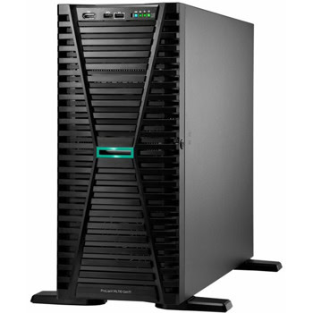 Сървър HPE ProLiant ML110 Gen11 (P71647-425), осемядрен Sapphire Rapids Intel Xeon Bronze 3508U 2.1/2.2GHz, 32GB DDR5 RDIMM, 2x 2TB SATA HDD, 2x 1GbE BCM5720 LAN, 4x USB 3.2 Gen 1, No OS, 2x 1000W PSU Titanium | JAR Computers HPE ProLiant ML110 Gen11 P71647-425