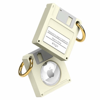 Floppy Disk Case за Apple AirTag бежов