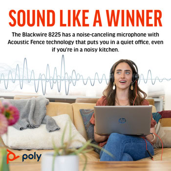 Poly Blackwire 8225 Stereo 8X223AA