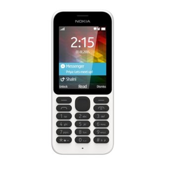 Nokia 215, white, single-sim