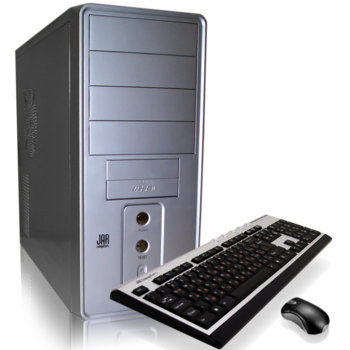 Настолен компютър PC Easy E2610ICDR50A2048, Intel® Celeron® Dual-Core E1400 2.0GHz, 2GB RAM 500GB HDD DVDRW, VGA, SB5.1 Lan OpticalMouse & KBD, 2г. гаранция | JAR Computers PC Easy E2610ICDR50A2048