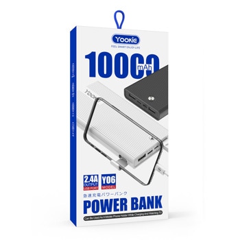 Външна батерия/power bank/ Yookie YO6, 10000mAh, различни цветове | JAR Computers Yookie YO6 10000mAh Различни цветове 87067