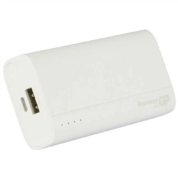 Външна батерия/power bank/, GP GP B05A, 5000mAh, бяла | JAR Computers Външна батерия GP B05A 5000mAh