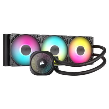 Водно охлаждане за процесор Corsair NAUTILUS 360 RS ARGB, съвместимост със сокети Intel LGA 1851/1700 & AMD AM5/AM4 | JAR Computers Corsair NAUTILUS 360 RS ARGB CW-9060093-WW