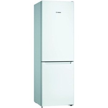 Хладилник с фризер KGN36NWEA SER2 FS, клас E, 302 л. общ обем, свободностоящ, 235 kWh/годишно, Multi Airflow система, LED вътрешно осветление, NoFrost, бял | JAR Computers Bosch KGN36NWEA SER2 FS