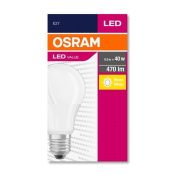 Osram LED E27 6W 230V 470 lm 2700K