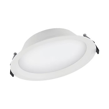 LED луна за вграждане Ledvance DL ALU DN 200 IP44/IP20 WT, 25W, 240V, 2370lm, защита (IP44), 4000K | JAR Computers LED Луна 25W 2370lm 4000K IP44