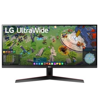 Монитор LG 29WP60G-B, 29", IPS панел, 75Hz, FHD (2560 x 1080), 5ms (GtG at Faster), 1ms MBR, 1000:1, 250 cd/m2, HDMI / DP / USB | JAR Computers LG 29WP60G-B