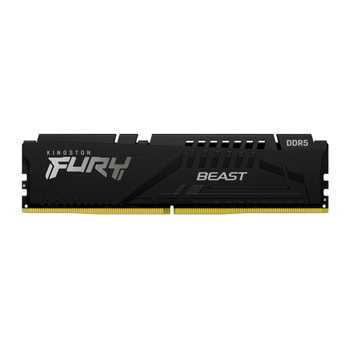 Памет 32GB DDR5 6000MT/s, Kingston Fury Beast Black, KF560C30BBE-32, 1.4V | JAR Computers Kingston KF560C30BBE-32