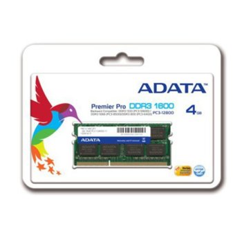 4GB DDR3 1600MHz SO-Dimm A-Data Premier Series