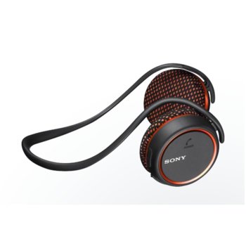Слушалки Sony MDR-AS700BT, микрофон, оранжев