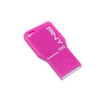 32GB PNY Key Attache for Her Pink