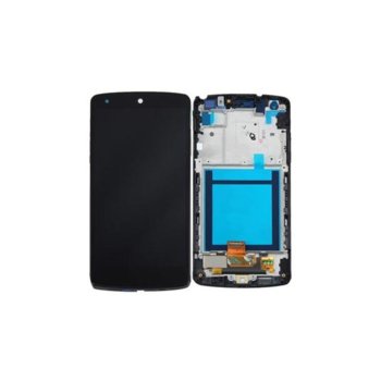 Дисплей за LG Nexus 5, LCD with touch and frame, черен | JAR Computers LG Nexus 5, LCD with touch and frame, black