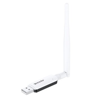 Мрежови адаптер Tenda U1, 300Mbps, Wireless N, USB 2.0, бял | JAR Computers Tenda U1