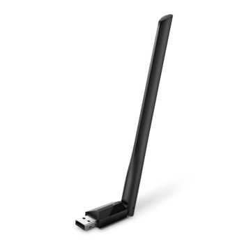 Мрежови адаптер TP-Link Archer T2U Plus AC600, 600 Mbps, Wireless-AC, USB | JAR Computers TP-Link Archer T2U Plus AC600