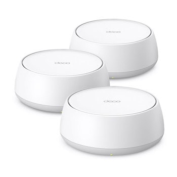 Мрежеста система TP-Link Deco BE25 (3-pack), 3600Mbps, 2.4GHz (688 Mbps)/ 5GHz (2882Mbps), Wireless BE, 2x 100/1000/2500Mbps LAN/WAN | JAR Computers TP-Link Deco BE25(3-pack)