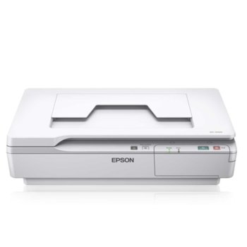 Скенер Epson WorkForce DS-5500, 1200dpi, A4, двустранно сканиране, USB, LAN | JAR Computers Epson WorkForce DS-5500