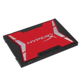 Памет SSD 120GB, Kingston HyperX Savage, SATA3 6Gb/s, 2.5" (6.35 cm), скорост на четене 560MB/s, скорост на запис 360MB/s | JAR Computers Kingston HyperX Savage 120GB
