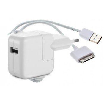 Зарядно за Ipad /Iphone/Ipod 220v 5v/2a - 14090