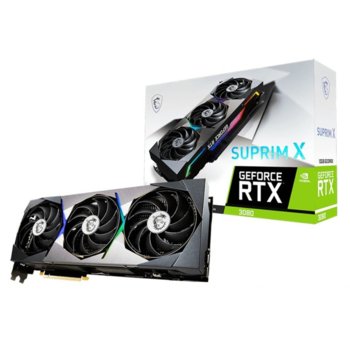 Видео карта Nvidia GeForce RTX 3080, 10GB, MSI GeForce RTX 3080 SUPRIM X, PCI-E 4.0, GDDR6, 320bit, DisplayPort, HDMI | JAR Computers MSI GeForce RTX 3080 SUPRIM X 10G