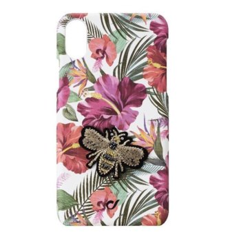 Калъф за Apple iPhone X/XS, Cellular Line Patch, твърд калъф с гумена рамка, щампа пчела | JAR Computers Cellular Line Patch for Apple iPhone X/XS bee