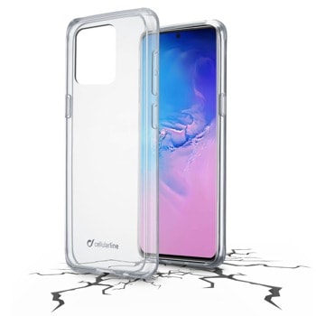 Калъф за Samsung Galaxy S20 Ultra, термополиуретанов, Cellularline ClearDuo, прозрачен | JAR Computers Cellularline ClearDuo Samsung Galaxy S20 Ultra